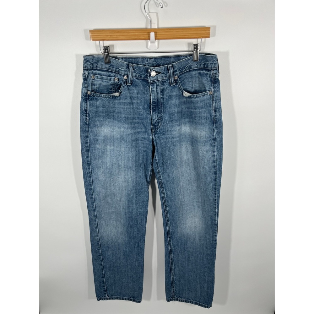 Levis 514 Mens Jeans 33x30 Blue Medium Wash Mid Rise Denim